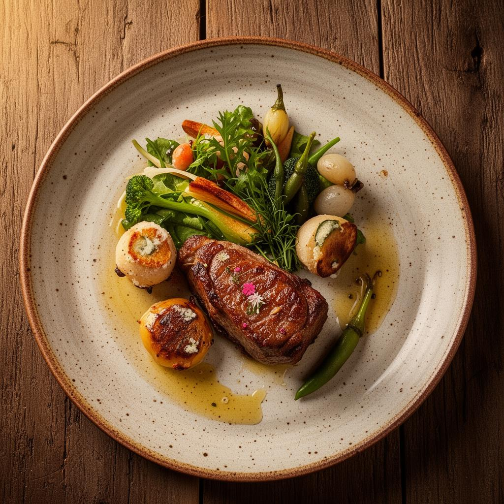 Plat gastronomique